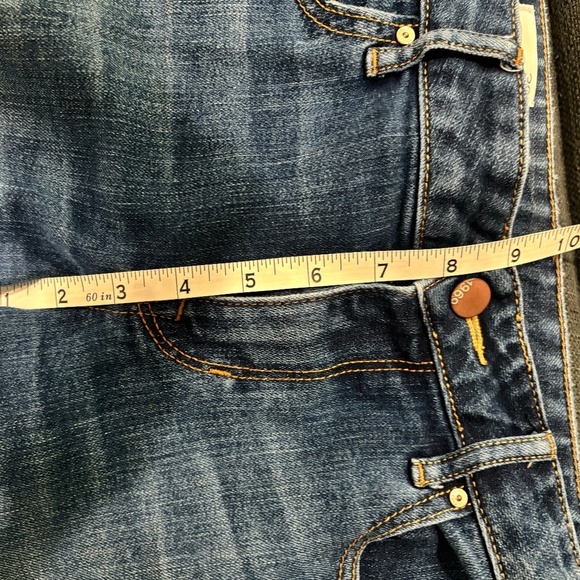 Gap 1969 Curvy Medium Wash, Stretch Straight Leg Jeans, Size 30R - Picture 13 of 16